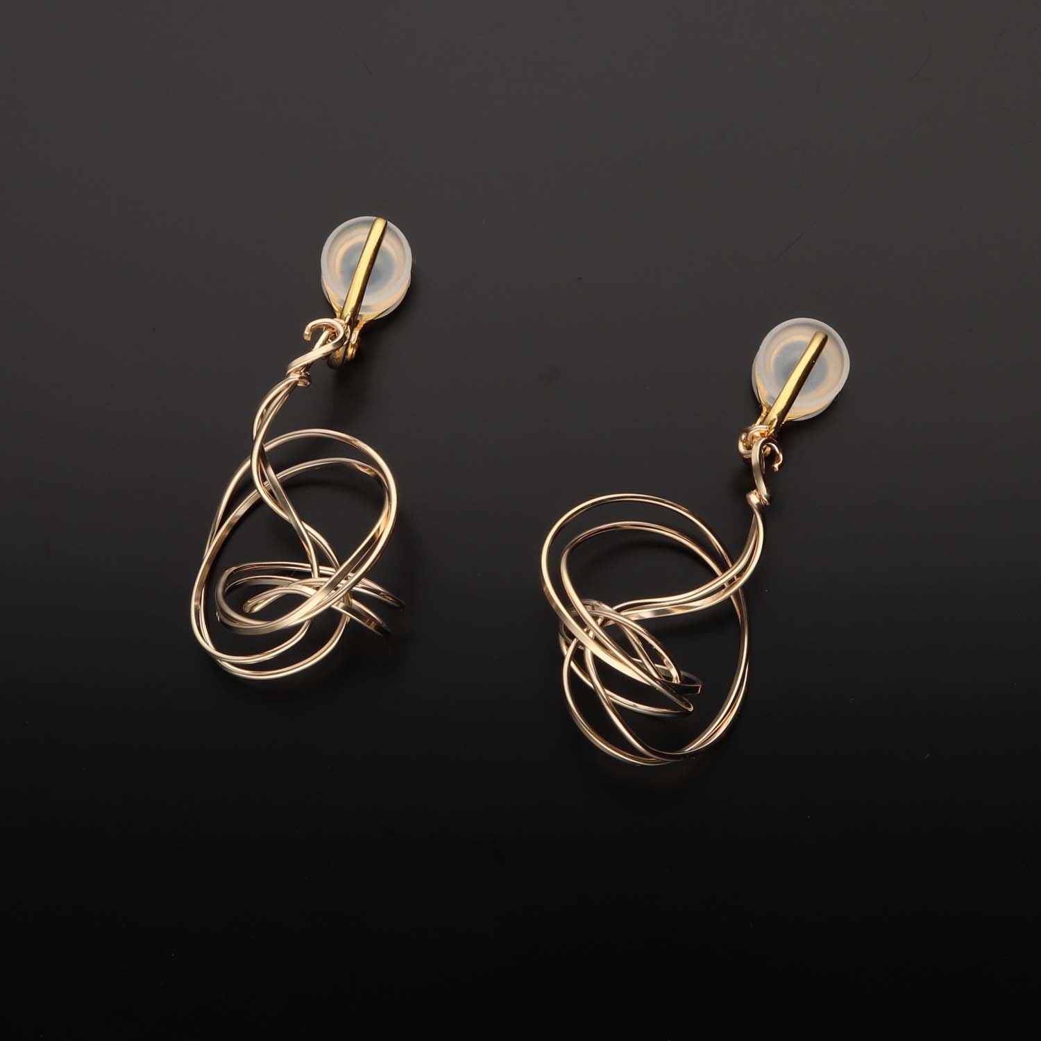 K14GF/SV  輪のゆらぎ  イヤリング｜GFE4172GD