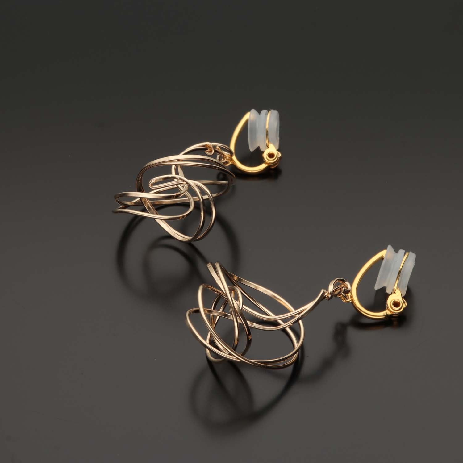 K14GF/SV  輪のゆらぎ  イヤリング｜GFE4172GD