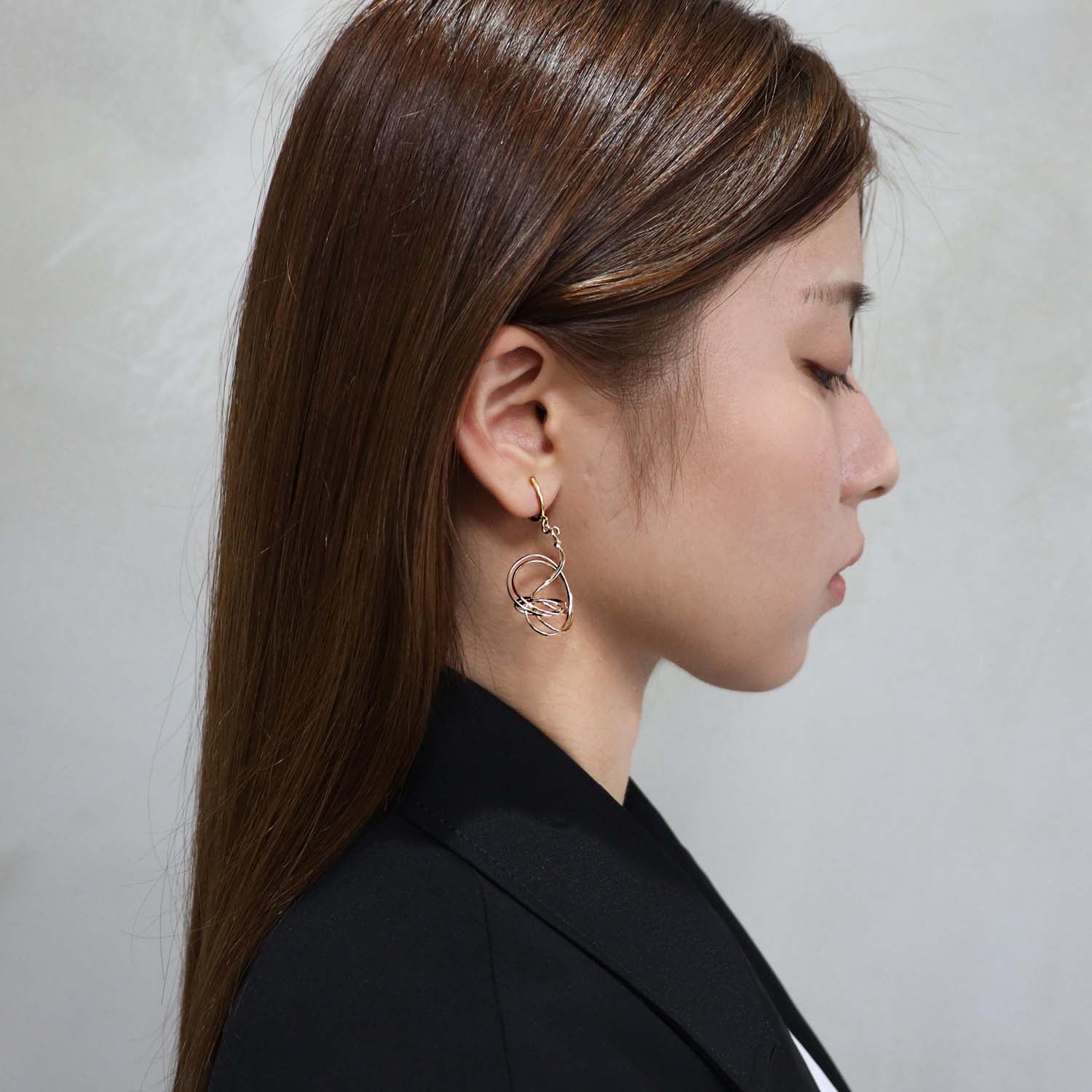 K14GF/SV  輪のゆらぎ  イヤリング｜GFE4172GD