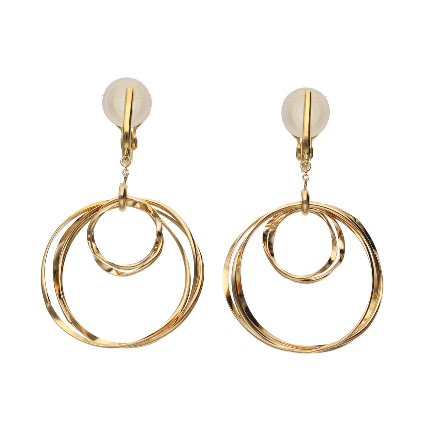 K14GF/SV  波紋のなごみ イヤリング｜GFE4175GD