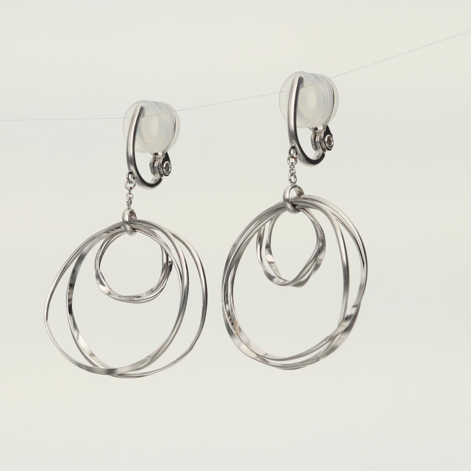 K14GF/SV  波紋のなごみ  イヤリング｜GFE4175WH