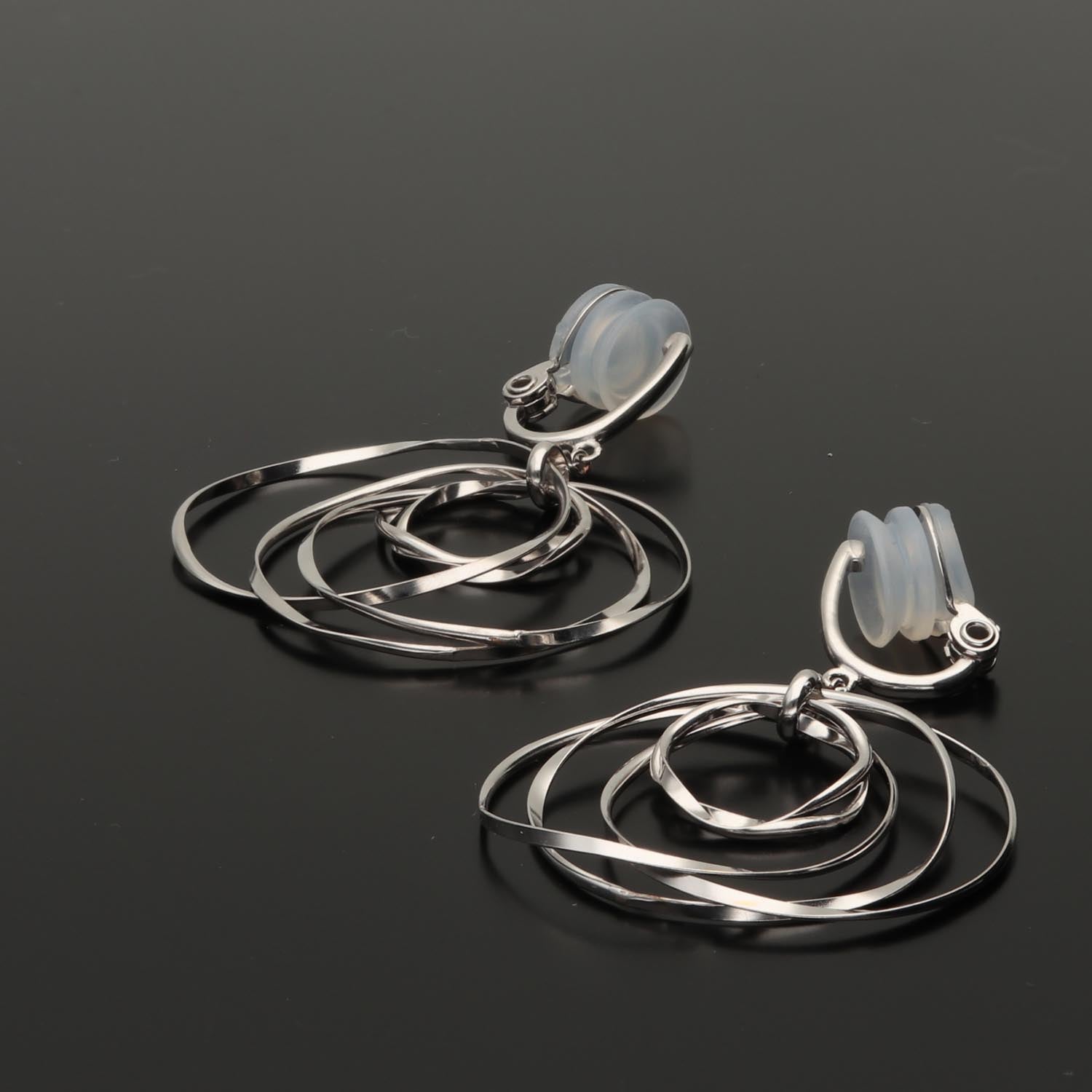 K14GF/SV  波紋のなごみ  イヤリング｜GFE4175WH