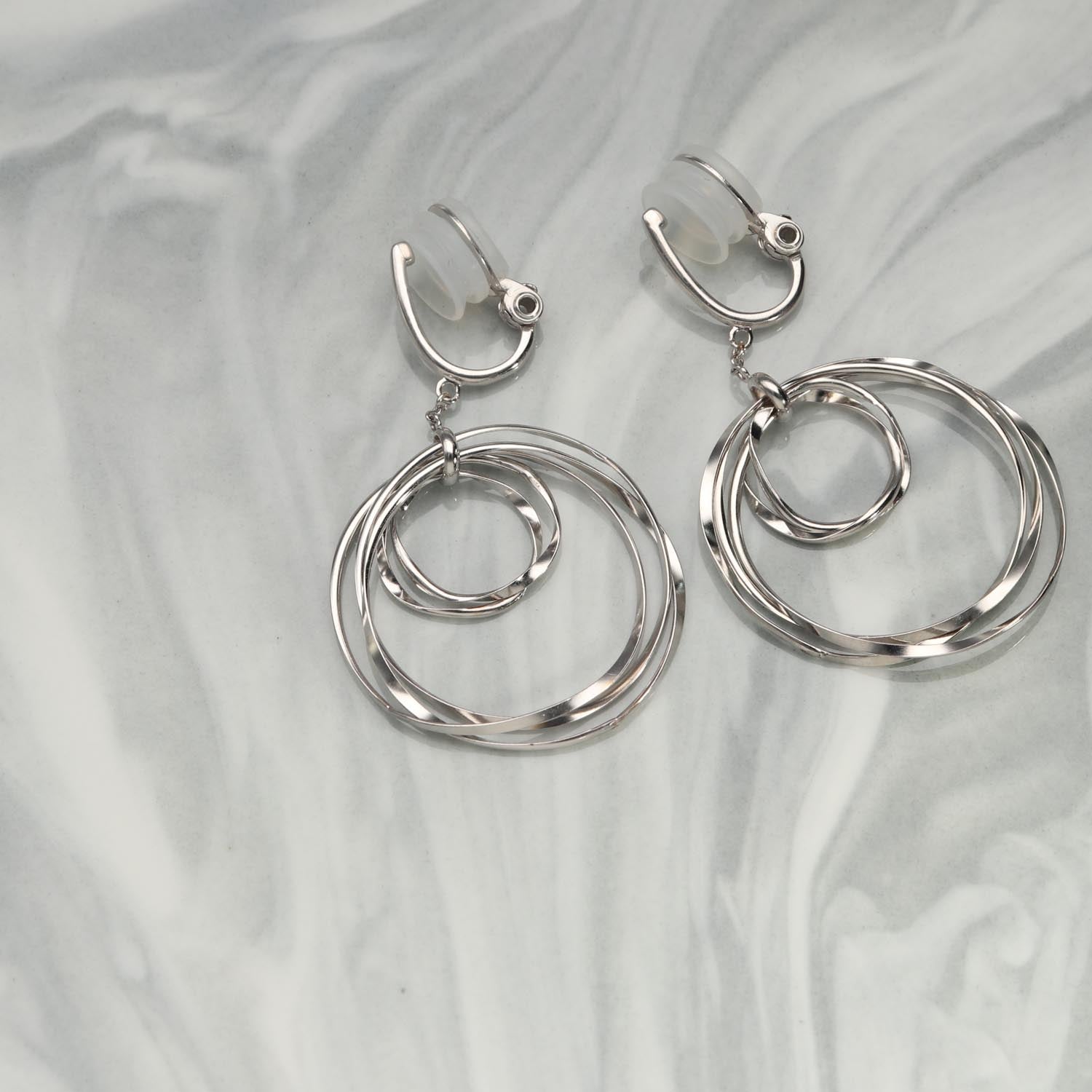 K14GF/SV  波紋のなごみ  イヤリング｜GFE4175WH