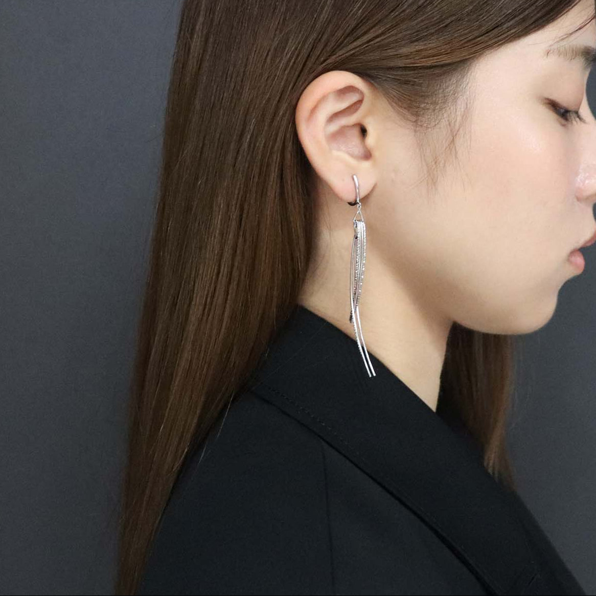 K14GF/SV  光華のしらべ  イヤリング｜GFE4177WH