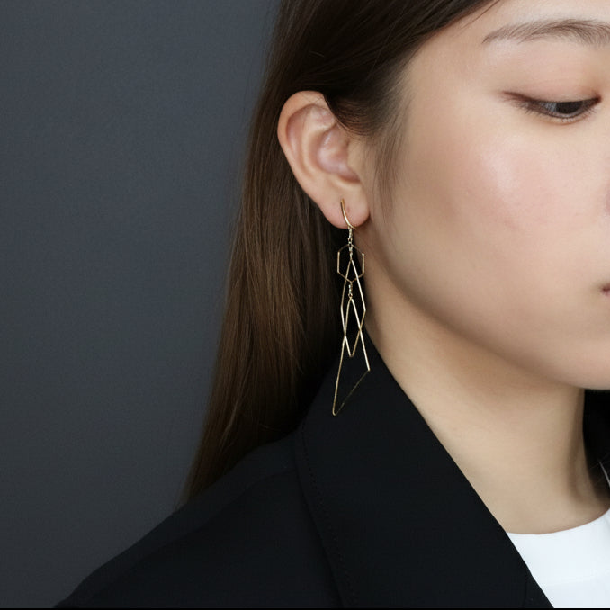 K14GF/SV  陽光の瞬き  イヤリング｜GFE4178GD