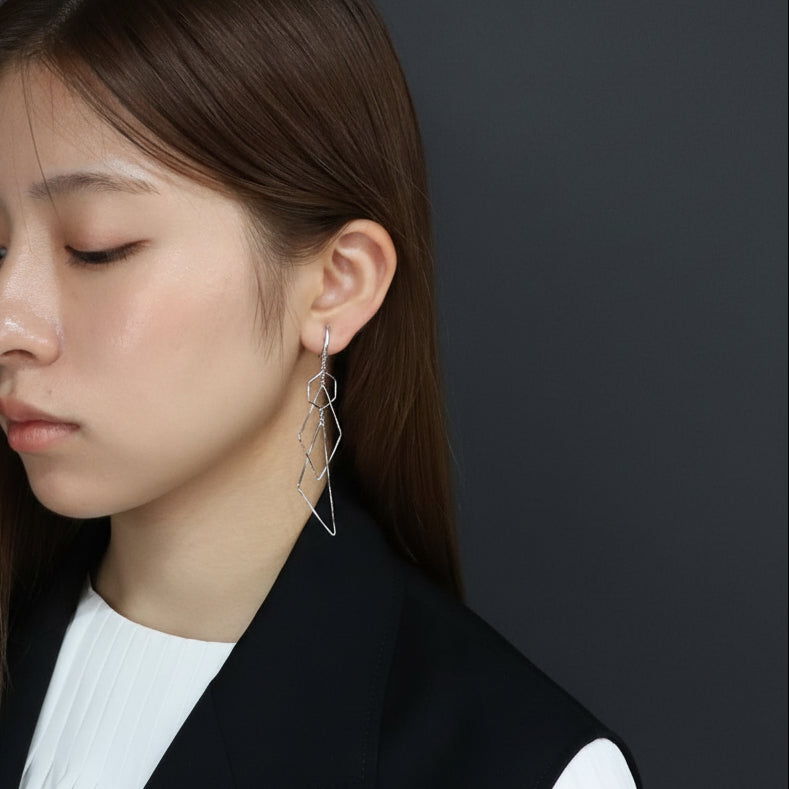 K14GF/SV  陽光の瞬き イヤリング｜GFE4178WH