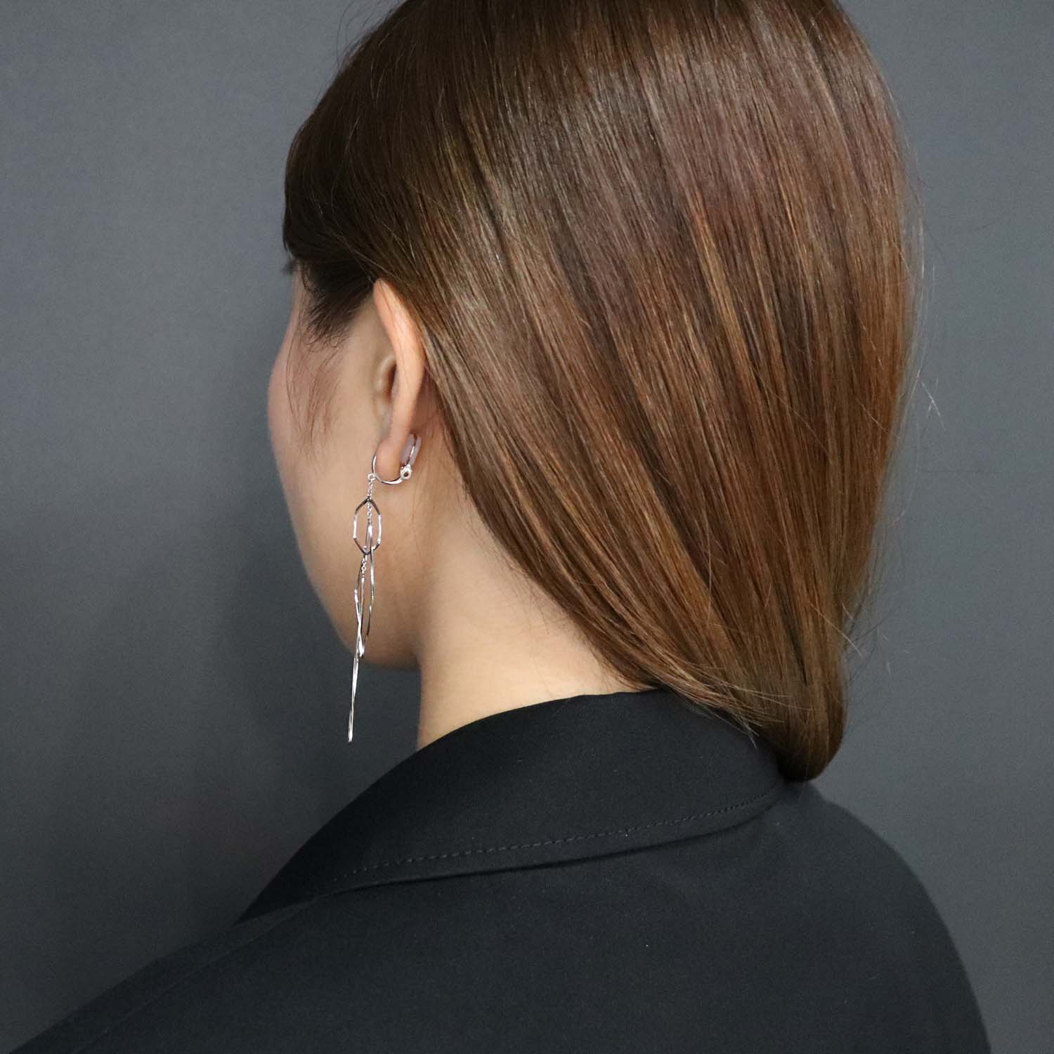 K14GF/SV  陽光の瞬き イヤリング｜GFE4178WH