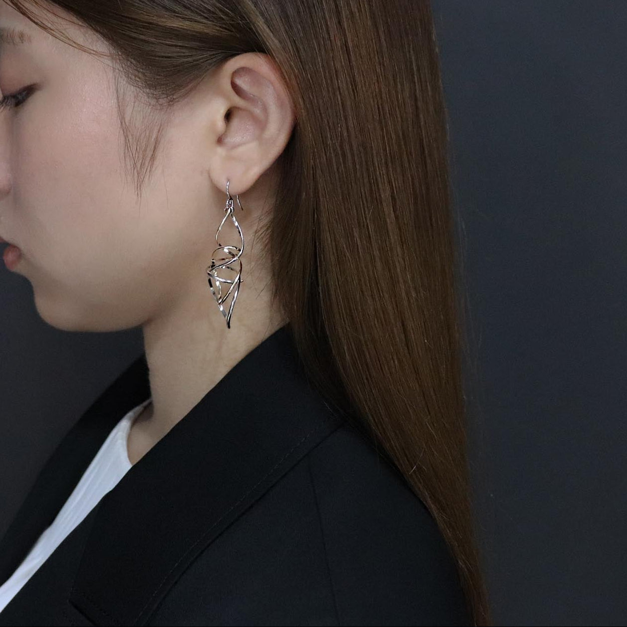 K14GF  やわらかな透明感  ピアス｜GFP1360WY