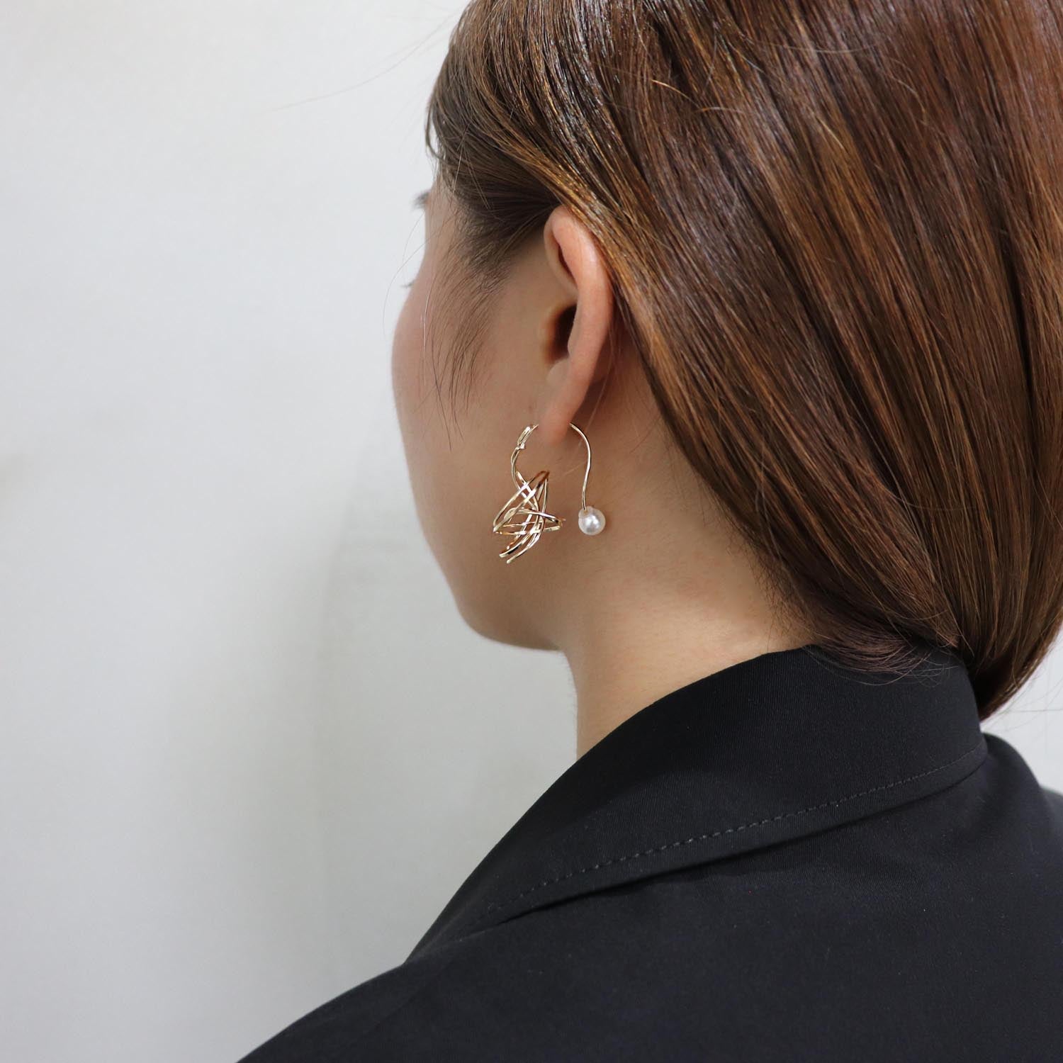 K14GF  輪のゆらぎ  ピアス｜GFP1362GD