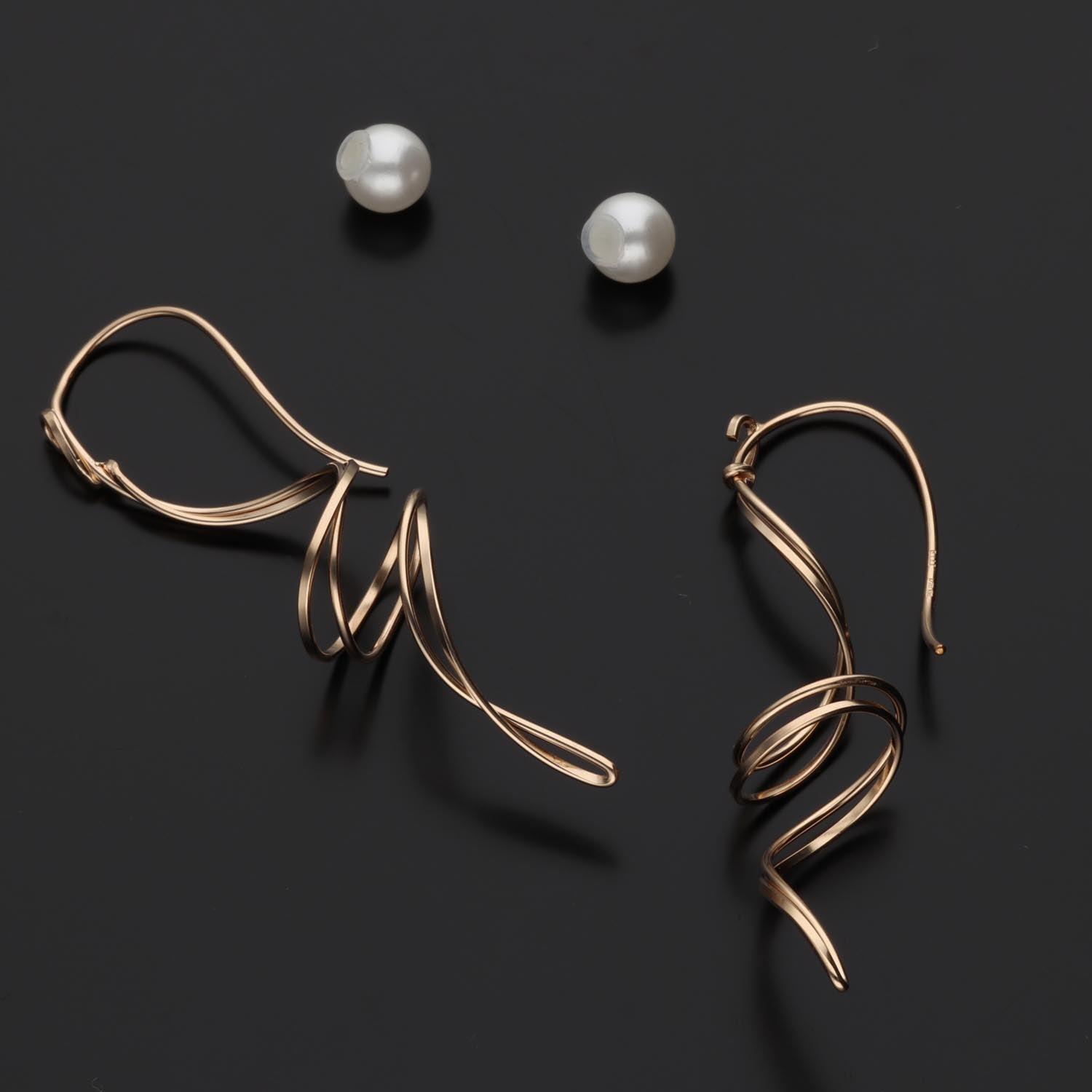 K14GF  巡りのかたち  ピアス｜GFP1363GD