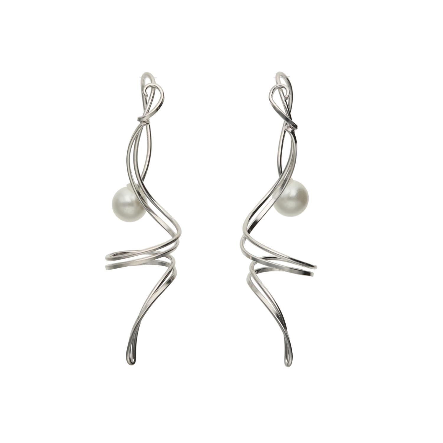 K14GF  巡りのかたち  ピアス｜GFP1363WH