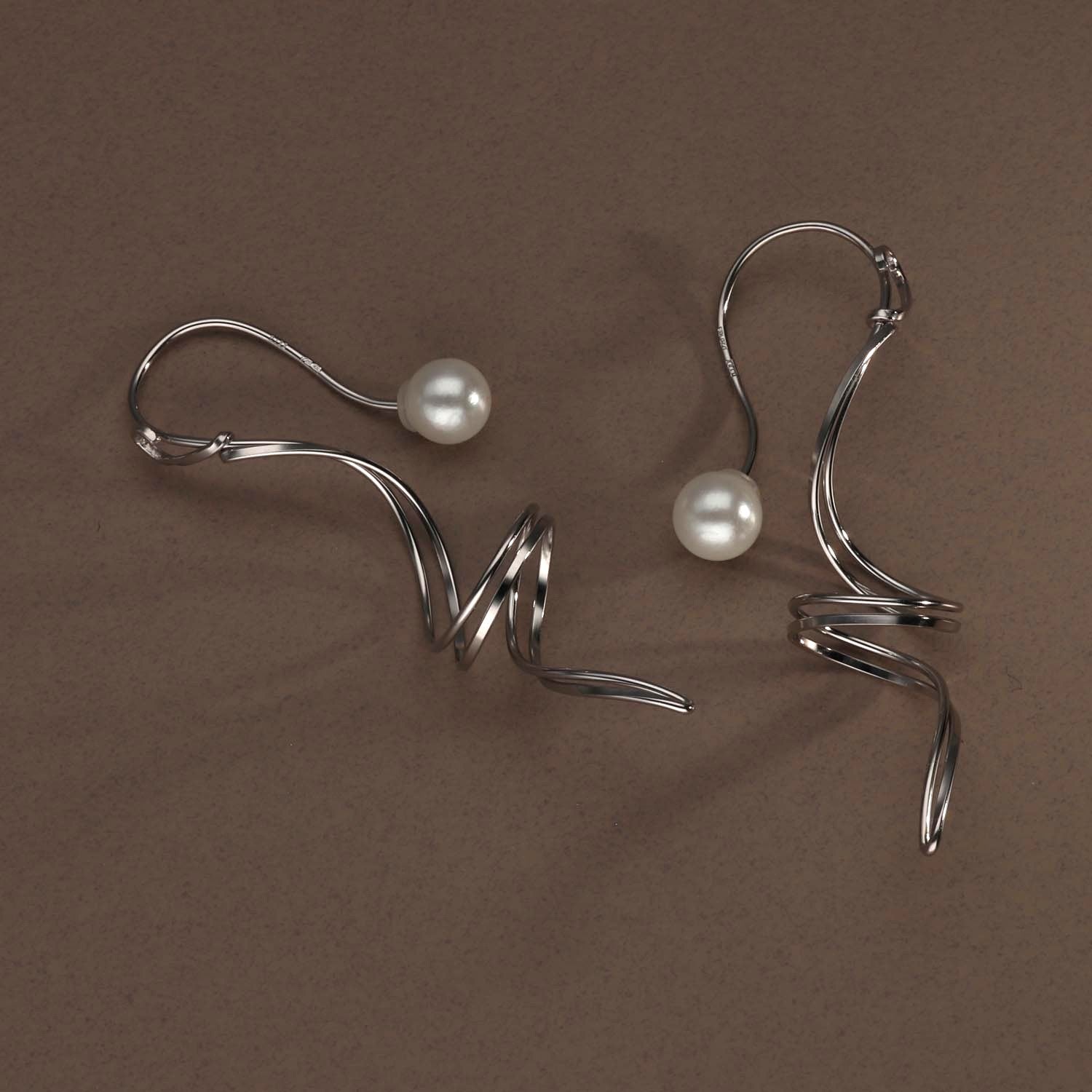 K14GF  巡りのかたち  ピアス｜GFP1363WH