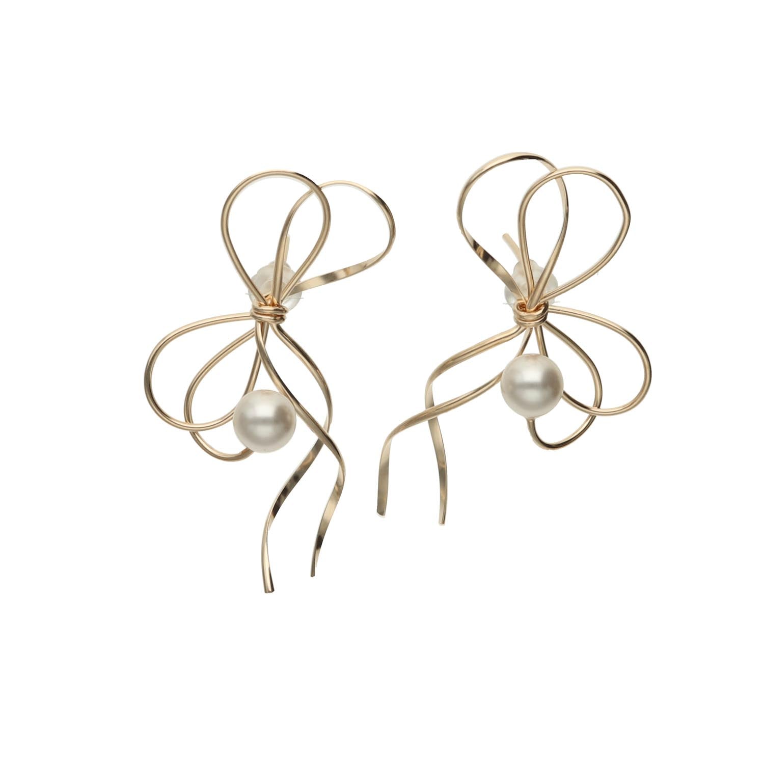 K14GF  結びのかたち  ピアス｜GFP1364GD