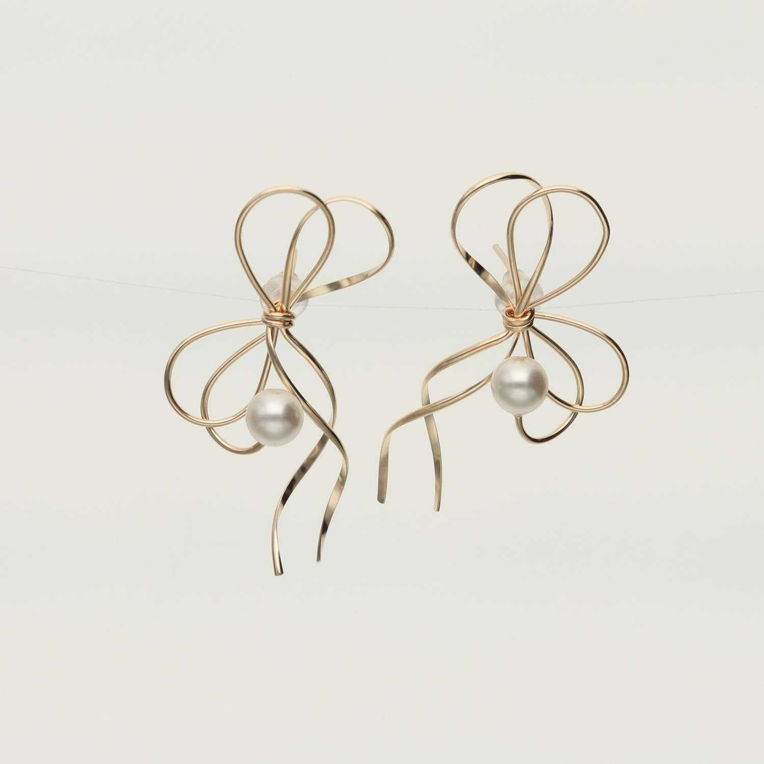 K14GF  結びのかたち  ピアス｜GFP1364GD