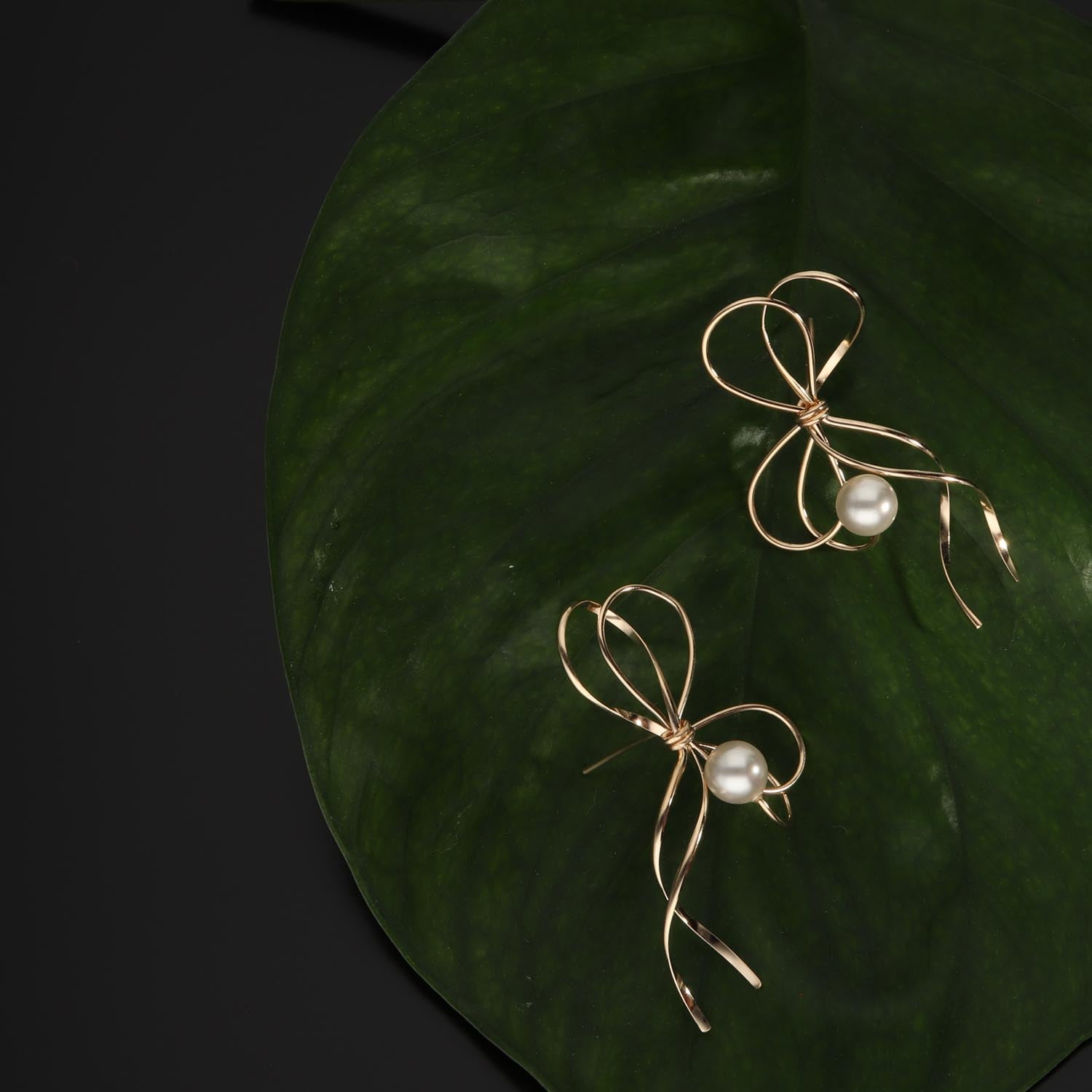 K14GF  結びのかたち  ピアス｜GFP1364GD