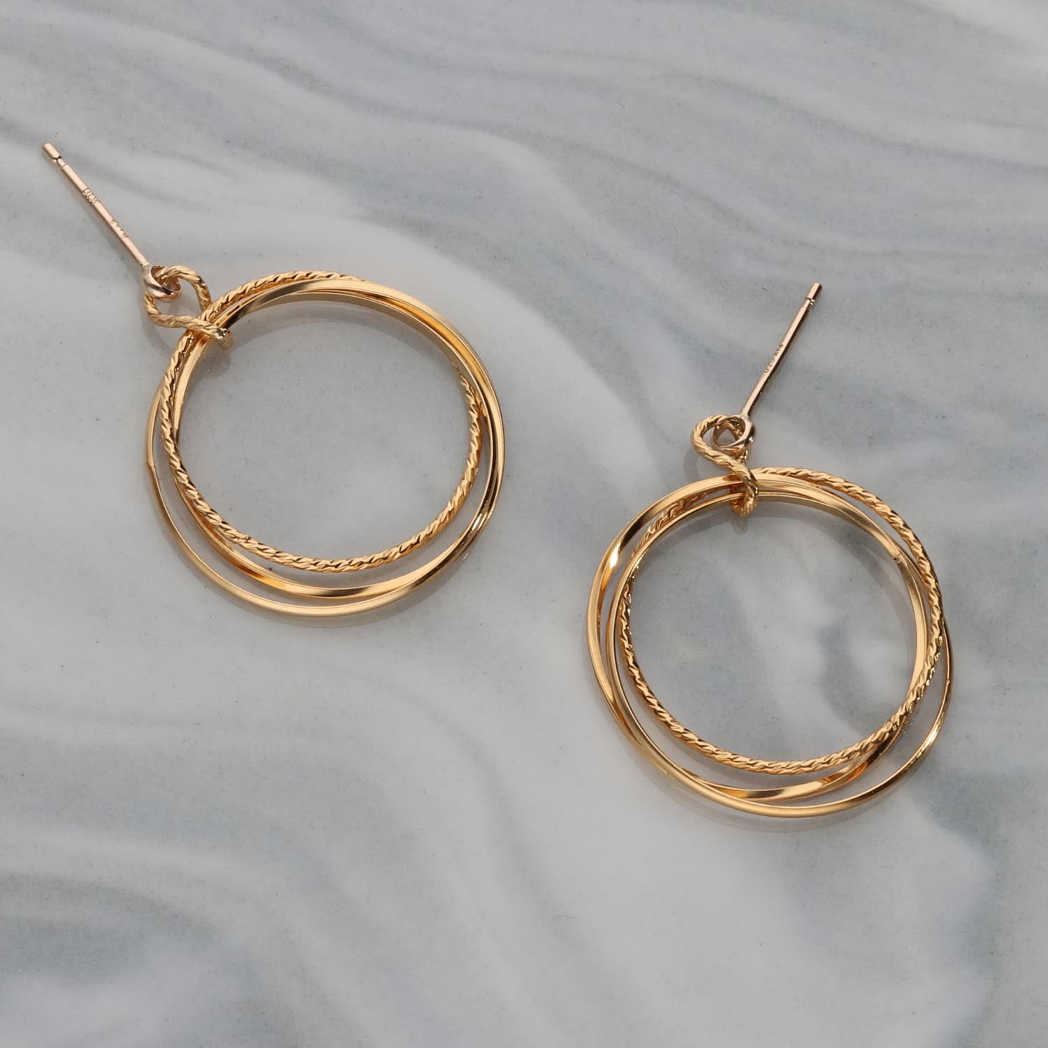 K14GF  水明の音いろ  ピアス｜GFP1365GD