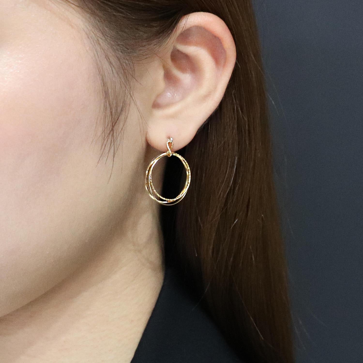 K14GF  水明の音いろ  ピアス｜GFP1365GD