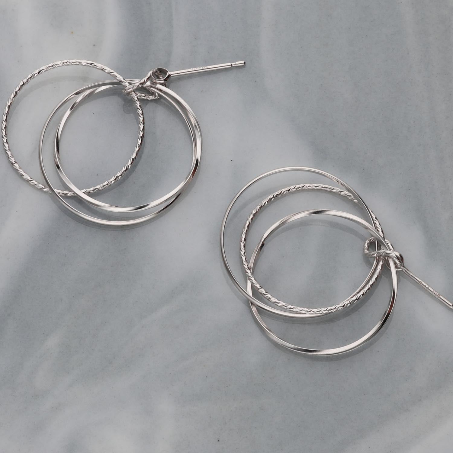 K14GF  水明の音いろ  ピアス｜GFP1365WH