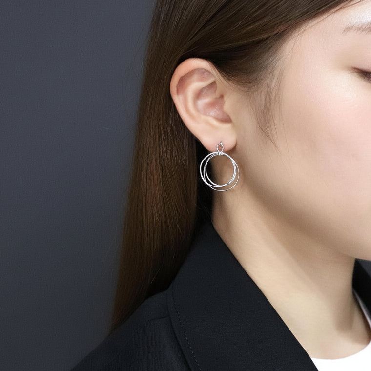 K14GF  水明の音いろ  ピアス｜GFP1365WH