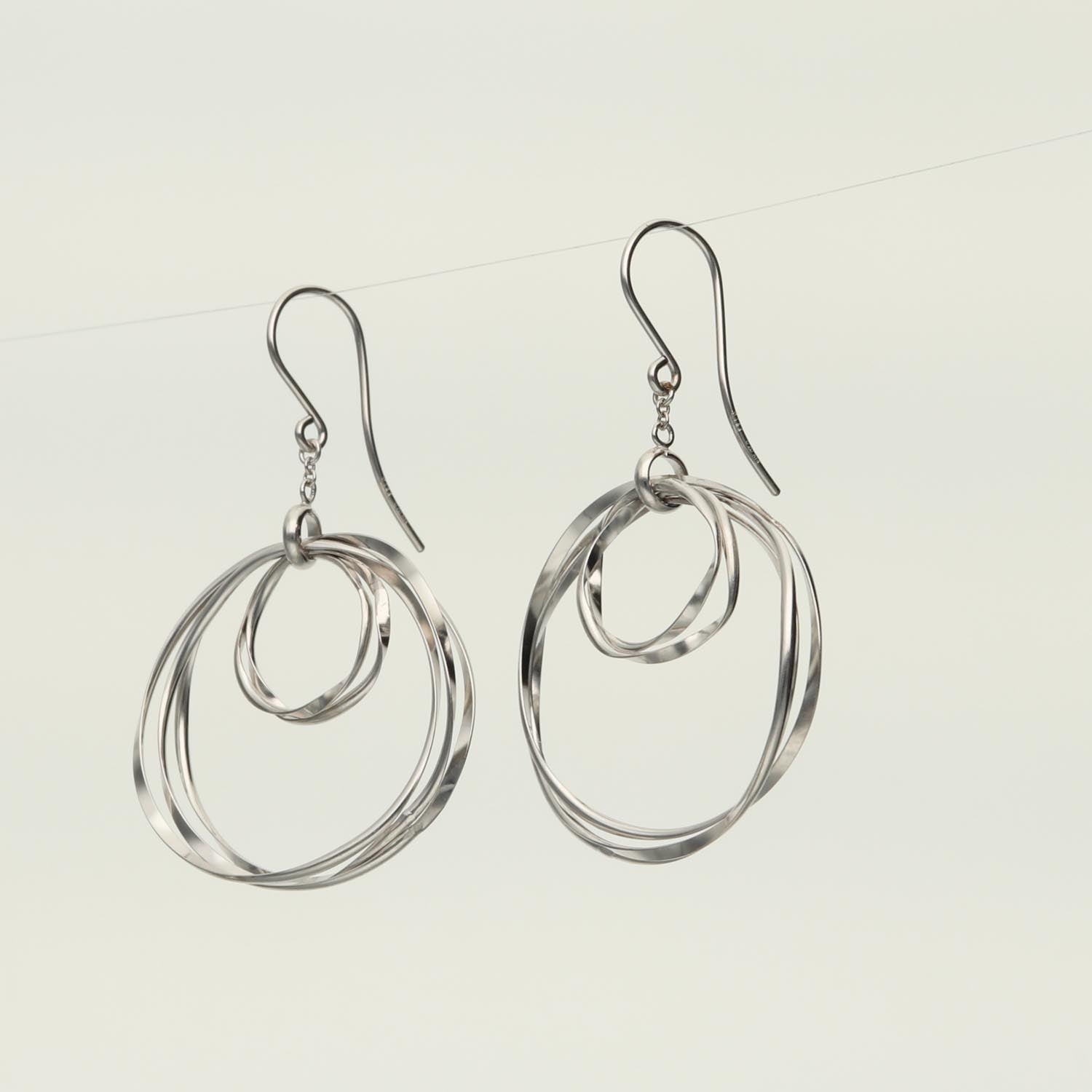 K14GF  波紋のなごみ  ピアス｜GFP1366WH