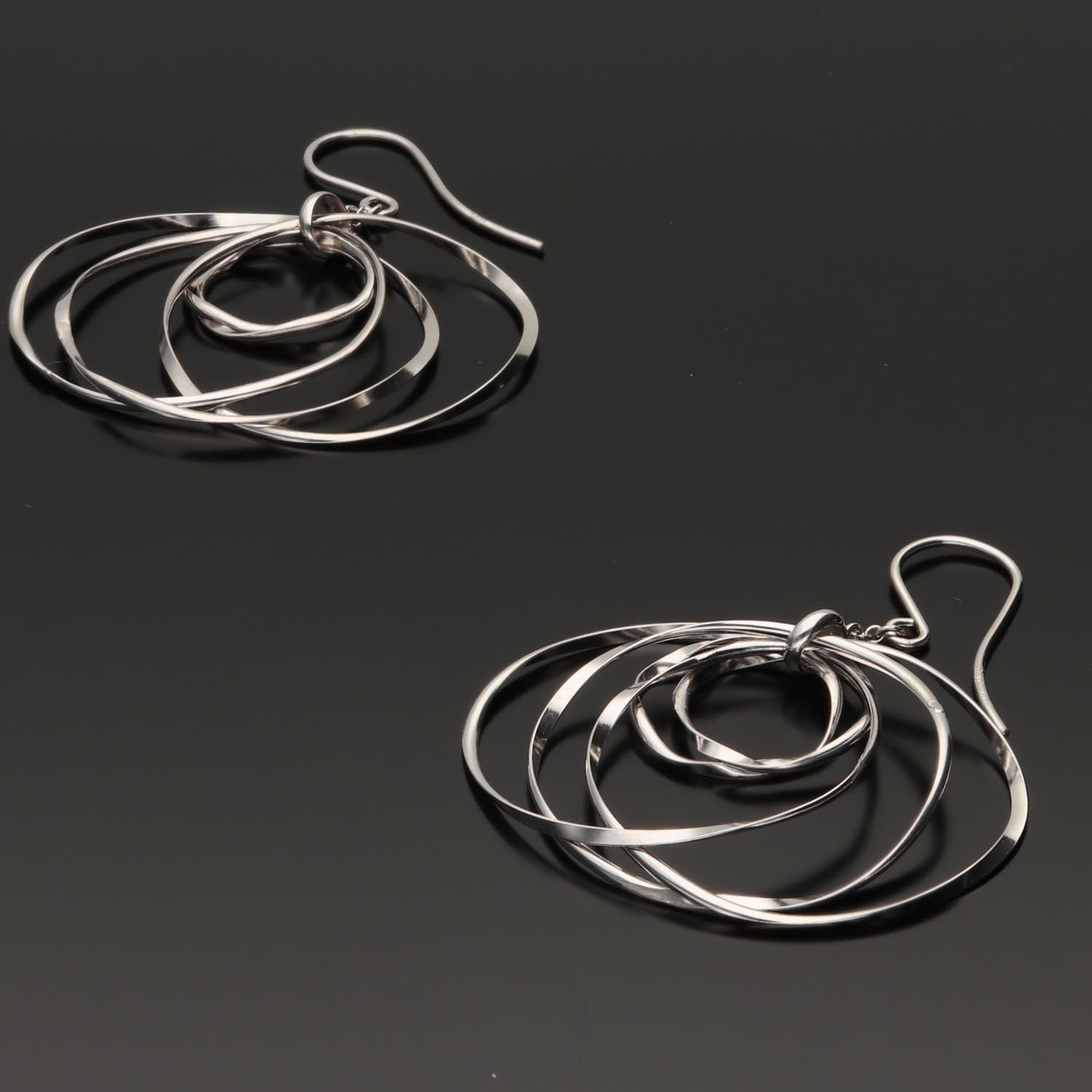 K14GF  波紋のなごみ  ピアス｜GFP1366WH