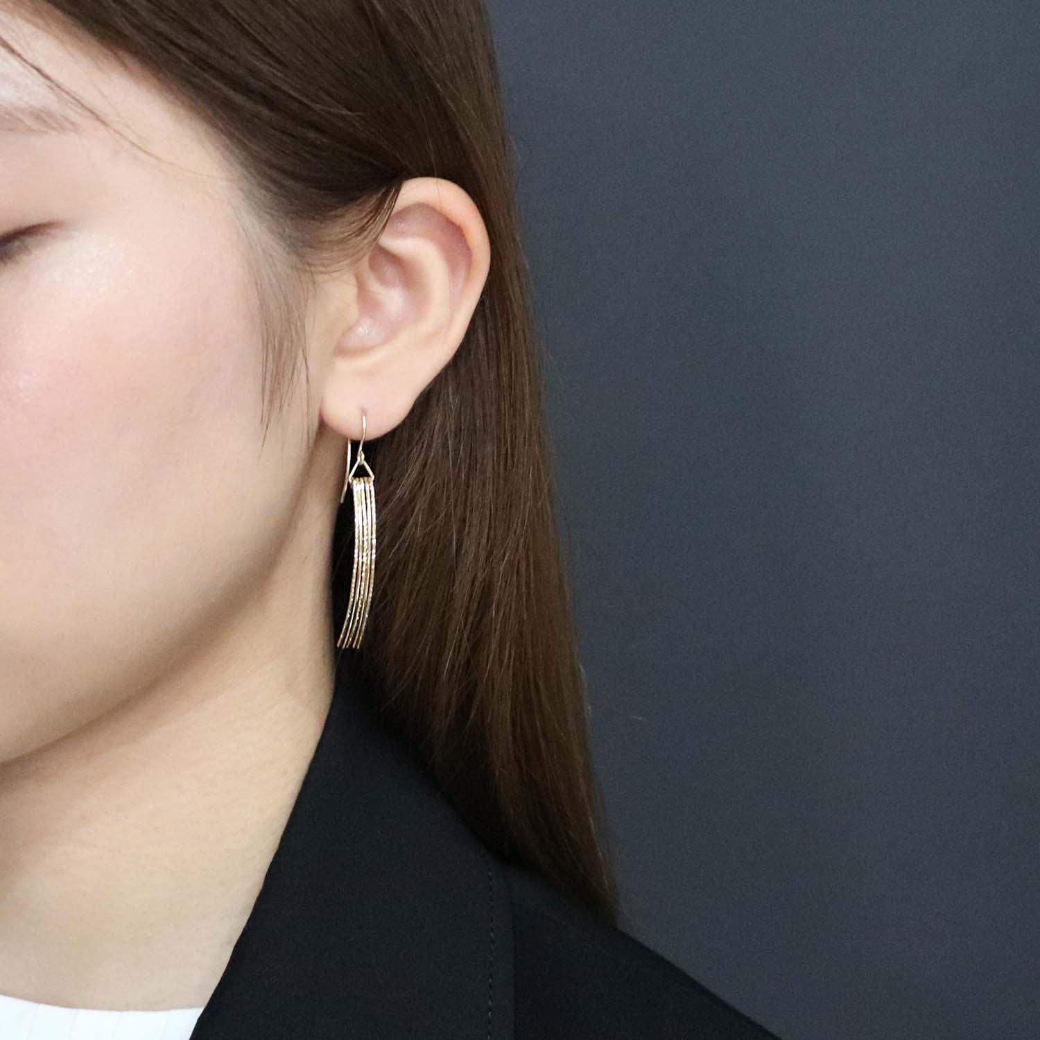 K14GF  微光華のしらべ  ピアス｜GFP1367GD