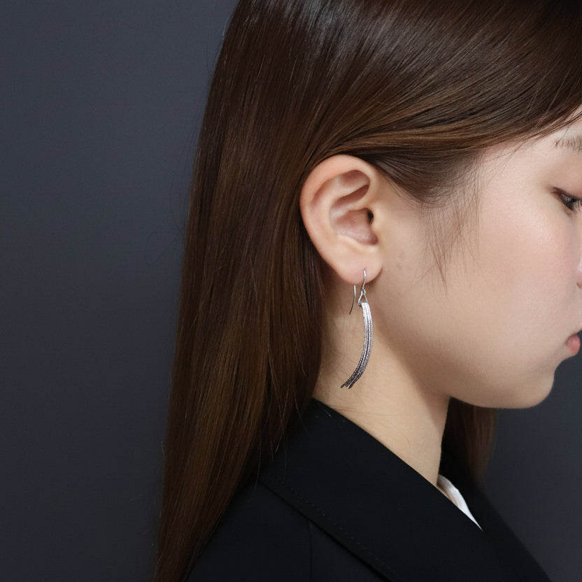 K14GF 微光華のしらべ ピアス｜GFP1367WH