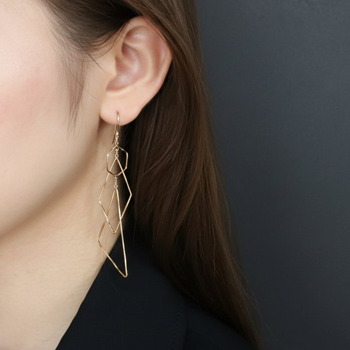 K14GF  陽光の瞬き  ピアス｜GFP1369GD