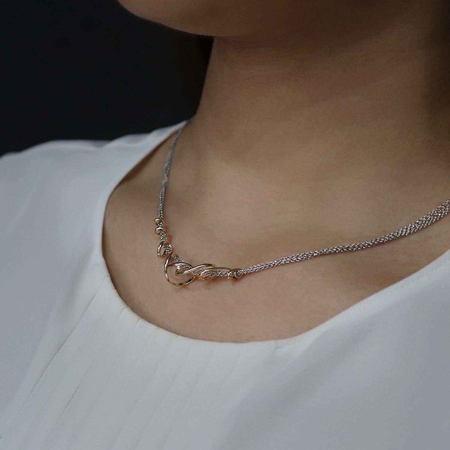 K14GF  余韻と流れ  ネックレス｜GFP8116