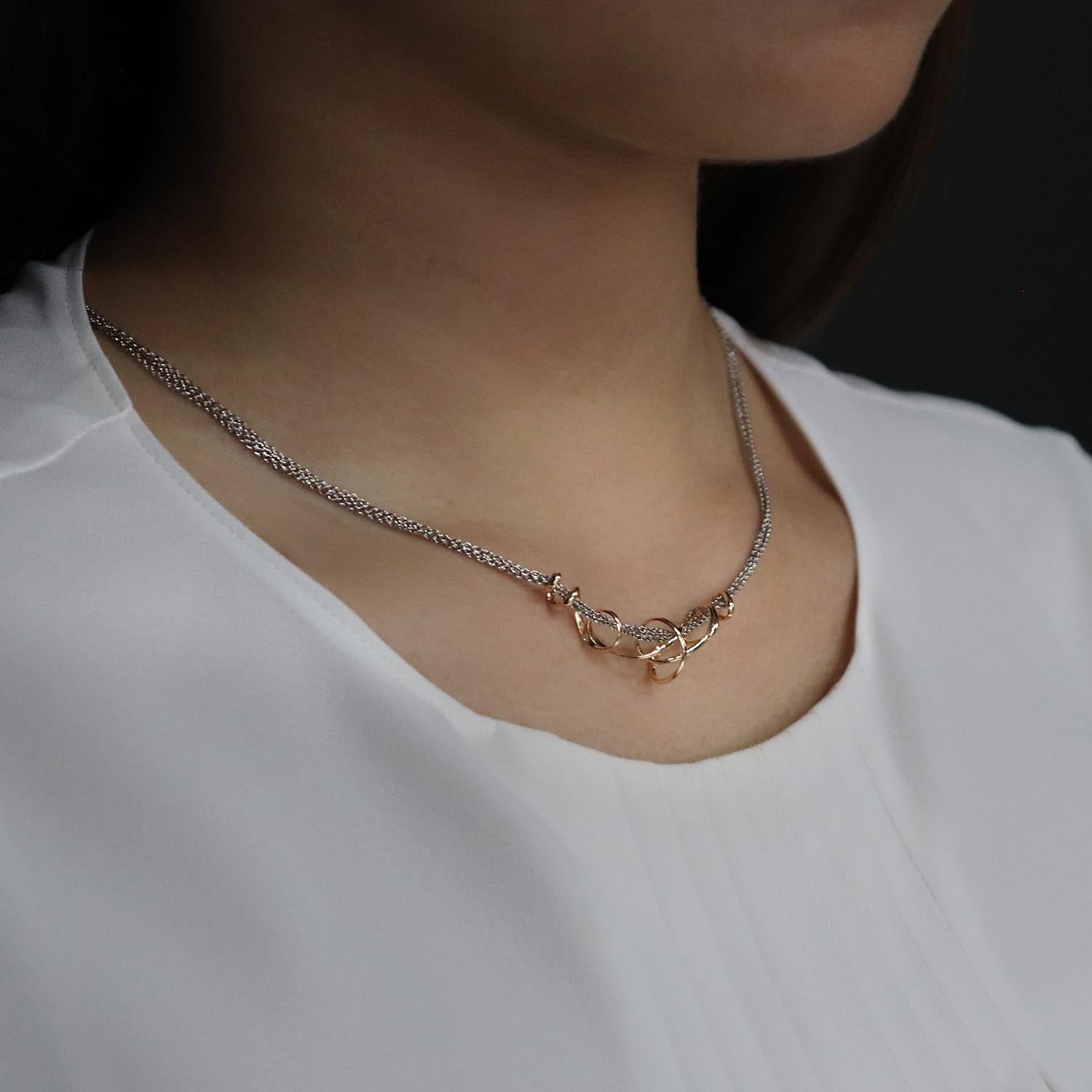 K14GF  余韻と流れ  ネックレス｜GFP8116