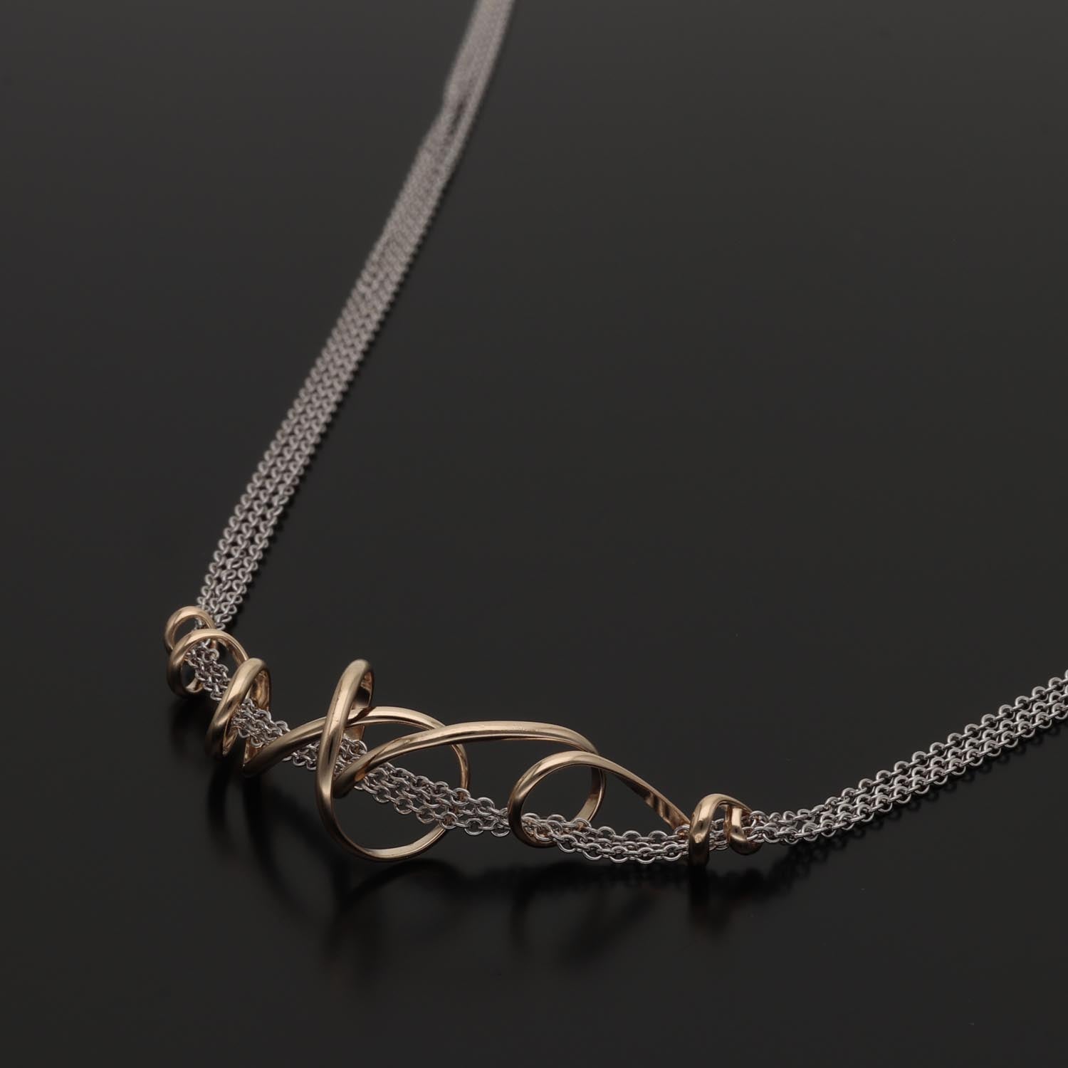 K14GF  余韻と流れ  ネックレス｜GFP8116