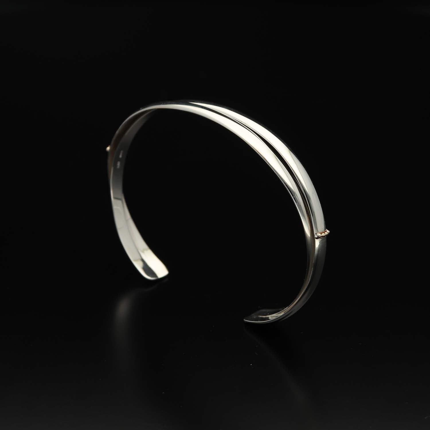 バングル composite｜HAMMERED FINE BANGLE SV ハンマード細バングル シルバー