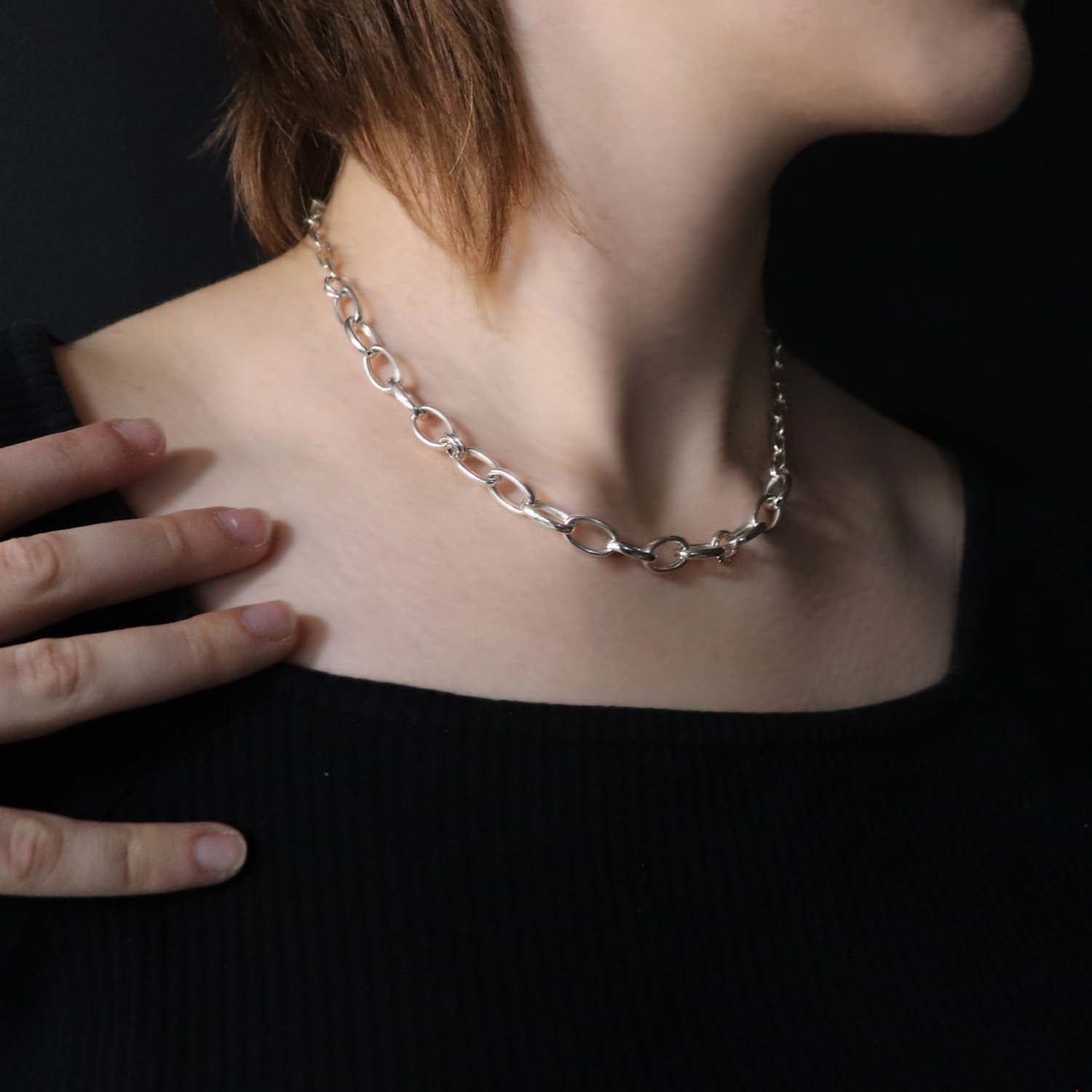 SV925/K10  芯に立つ  ネックレス｜GSVK8002